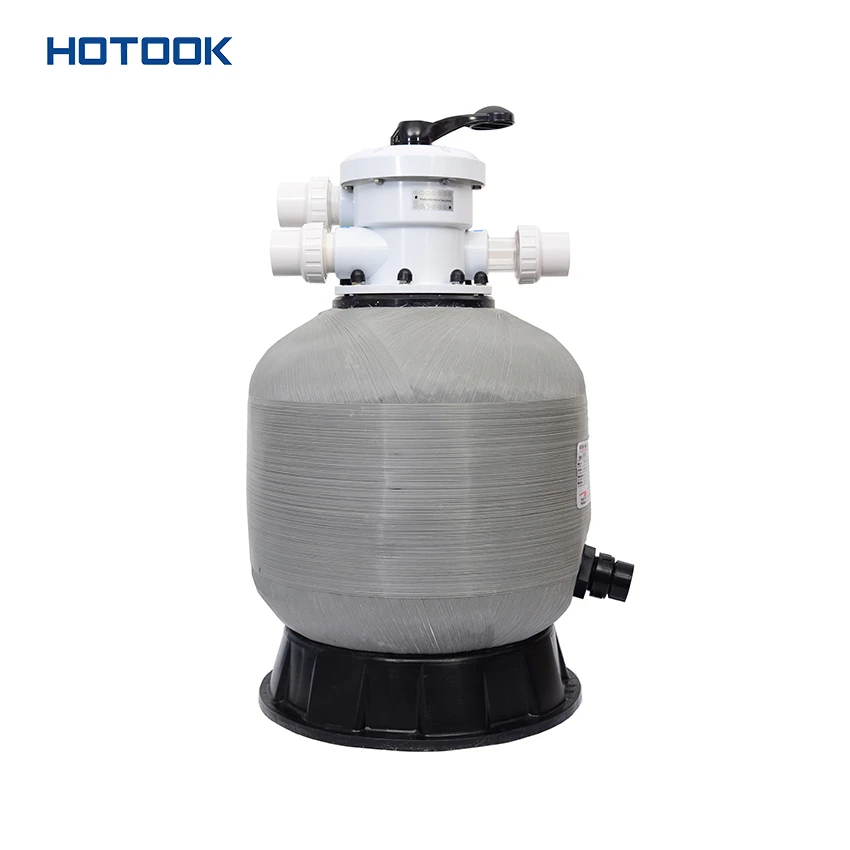 Grey Top Mounted Fiberglass Sand Filter